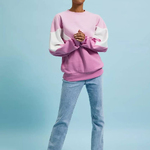 Pink biker sweatshirt