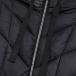 Women's black quilted jacket