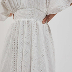 The dress is white from Moodo thread L-SU-4053