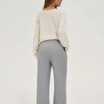 Grey plaid pants