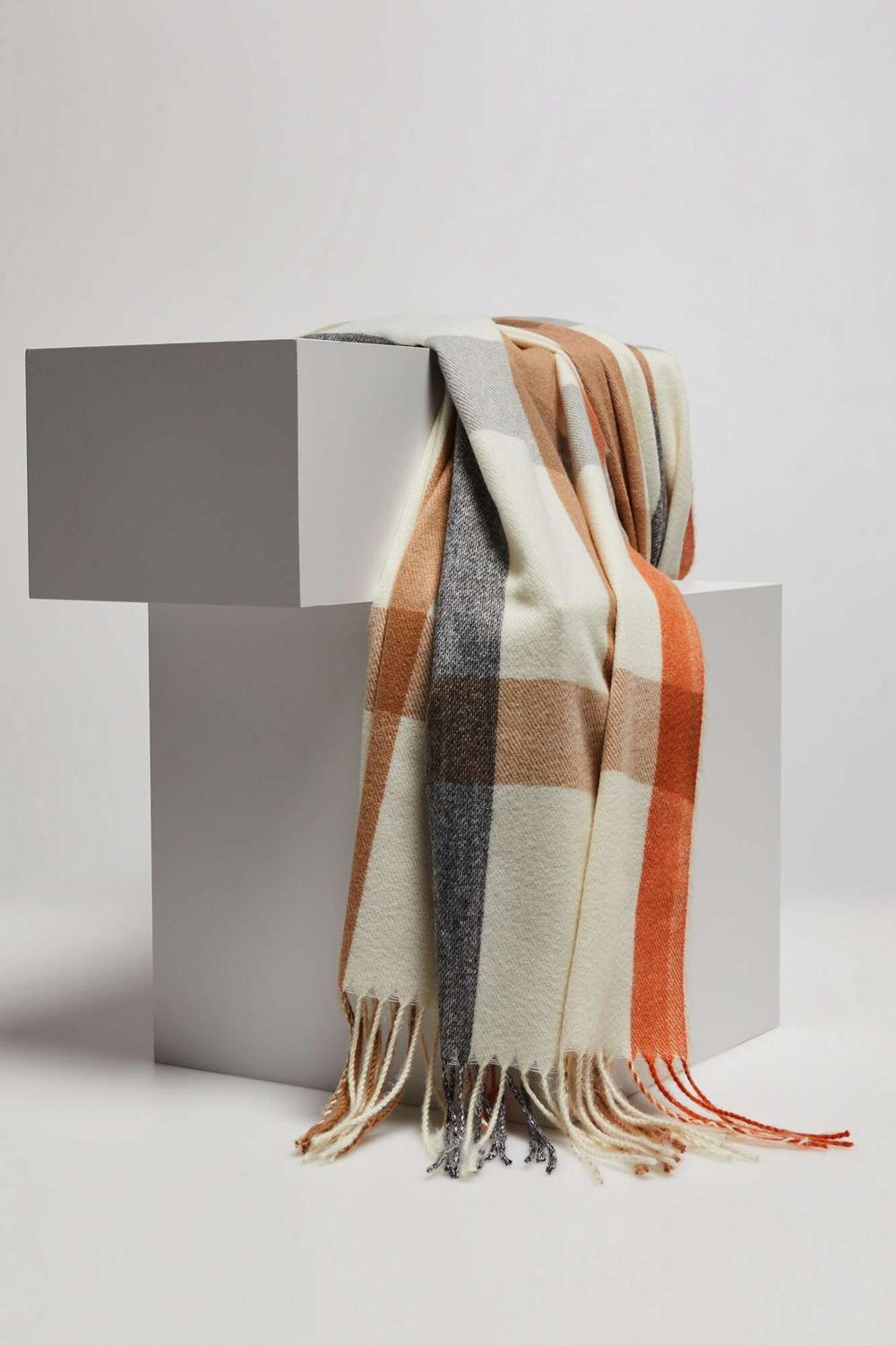 An orange scarf