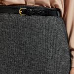 Classic gray skirt