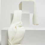 A cream scarf