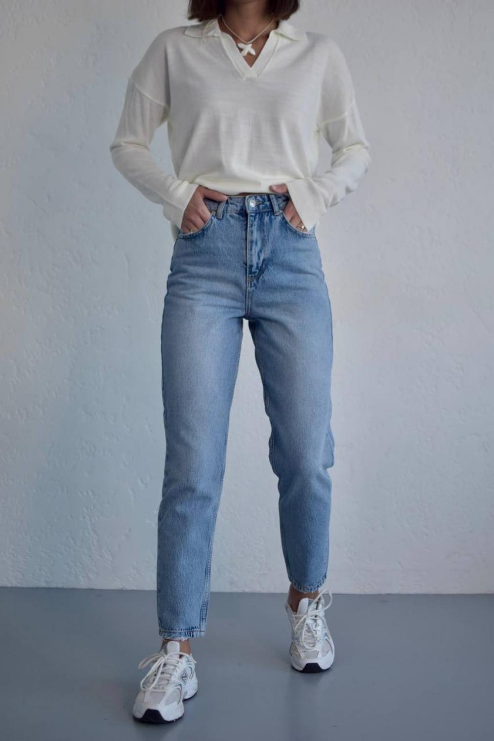 Jeans MOM blue Woman 681