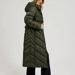 An olive  jacket