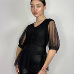 NocheMio peplum blouse