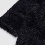 Black women's warm angora gloves Z-RE-4204 MOODO