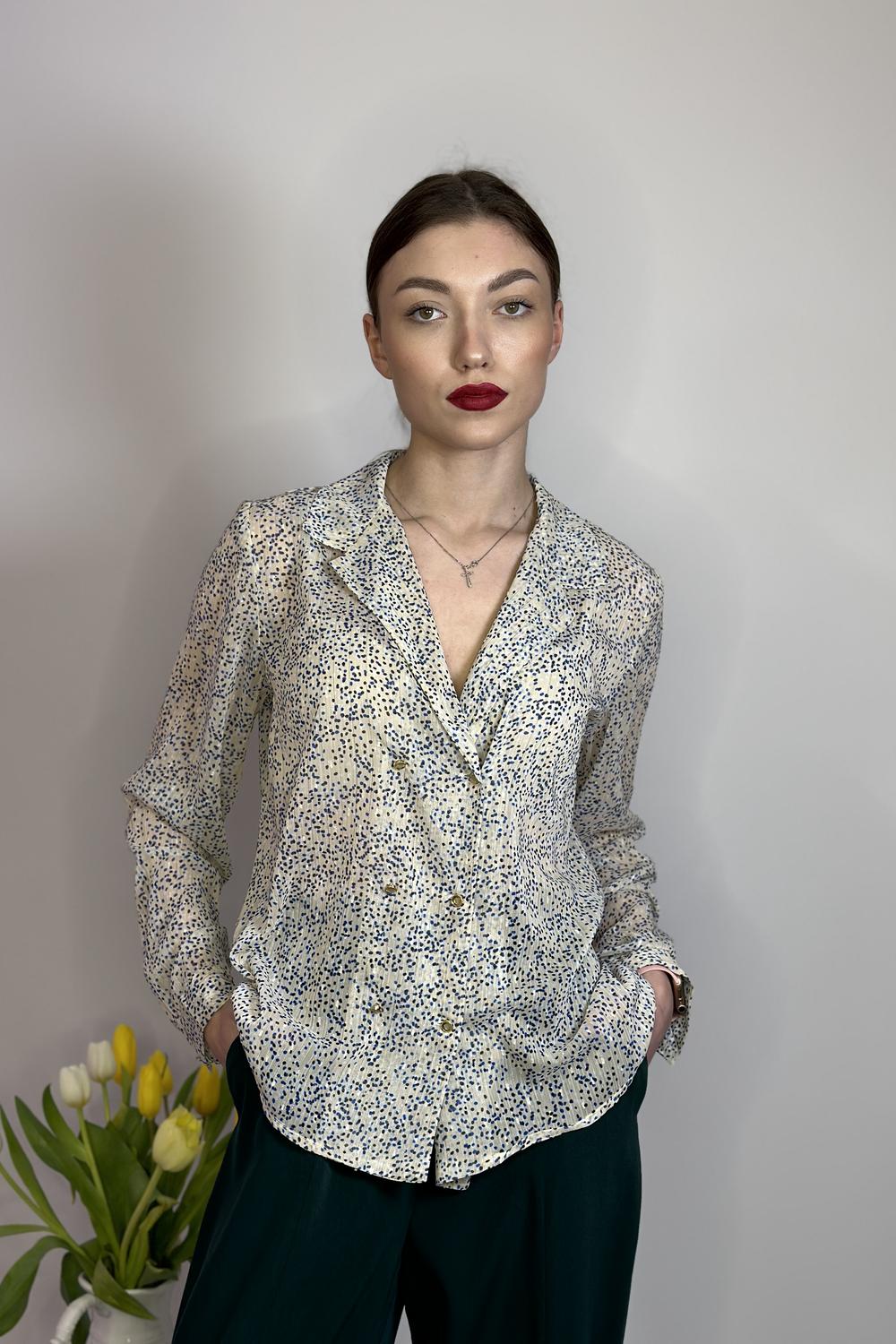 Блуза принтована 19AH653 YUKA PARIS
