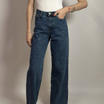 Джинси Wide Leg синього кольору 4003