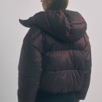 Voluminous short winter jacket