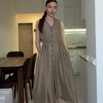 Olive-green summer dress olive_dress