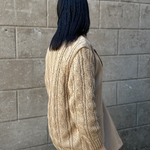 Cardigan for women with buttons beige HARDY