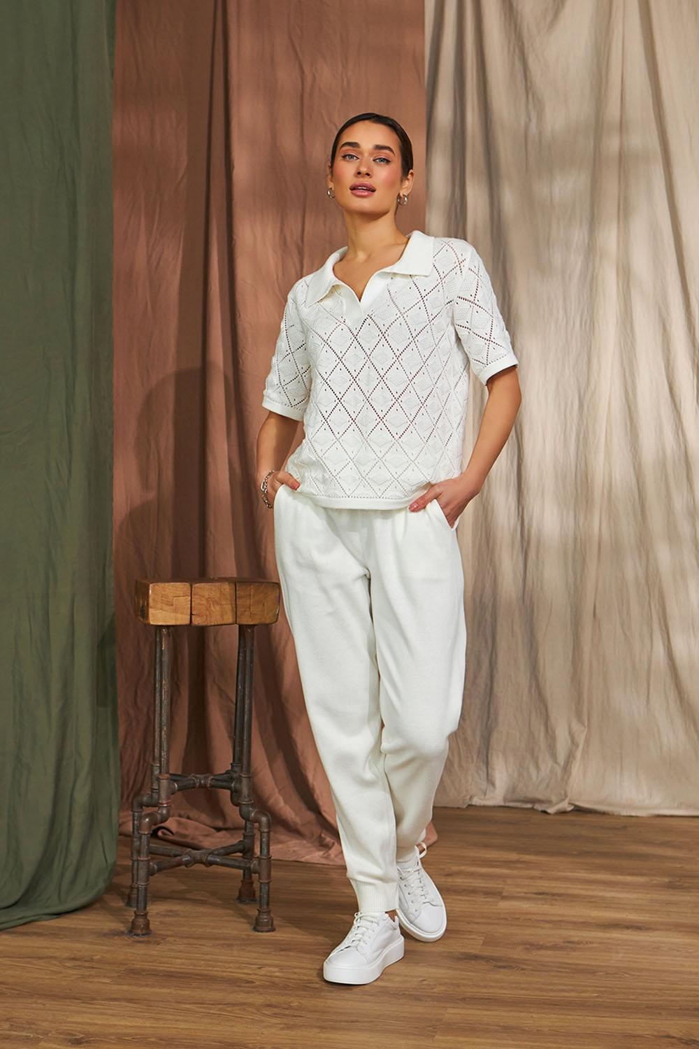 Top polo openwork 2468 BELLISE