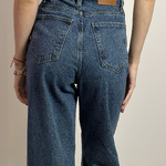 Джинси Wide Leg синього кольору 4003