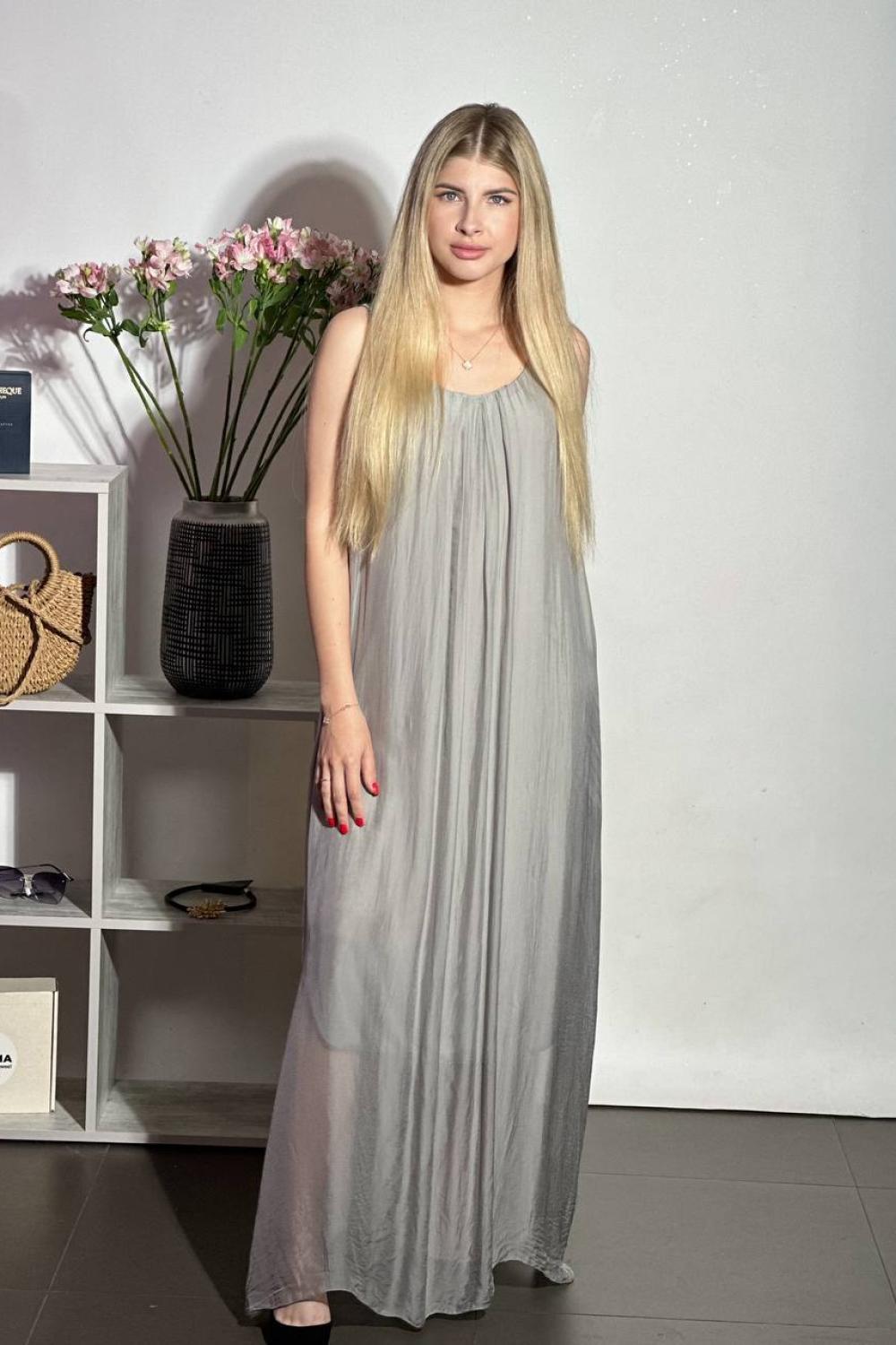 Long grey dress