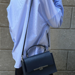 Bag leather blue premium quality France FREDERIC