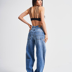Blue denim Skater