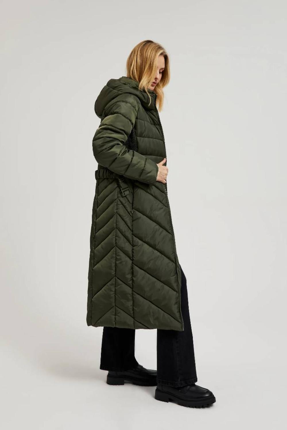 An olive  jacket
