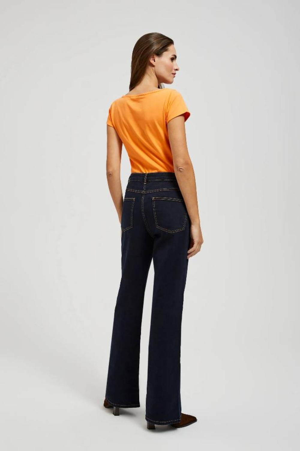 Flared jeans dark blue