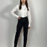 Jeans MOM Fit graphite 5080_klasik Sasha