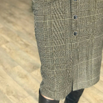 Classic plaid skirt H1998-K-realiz