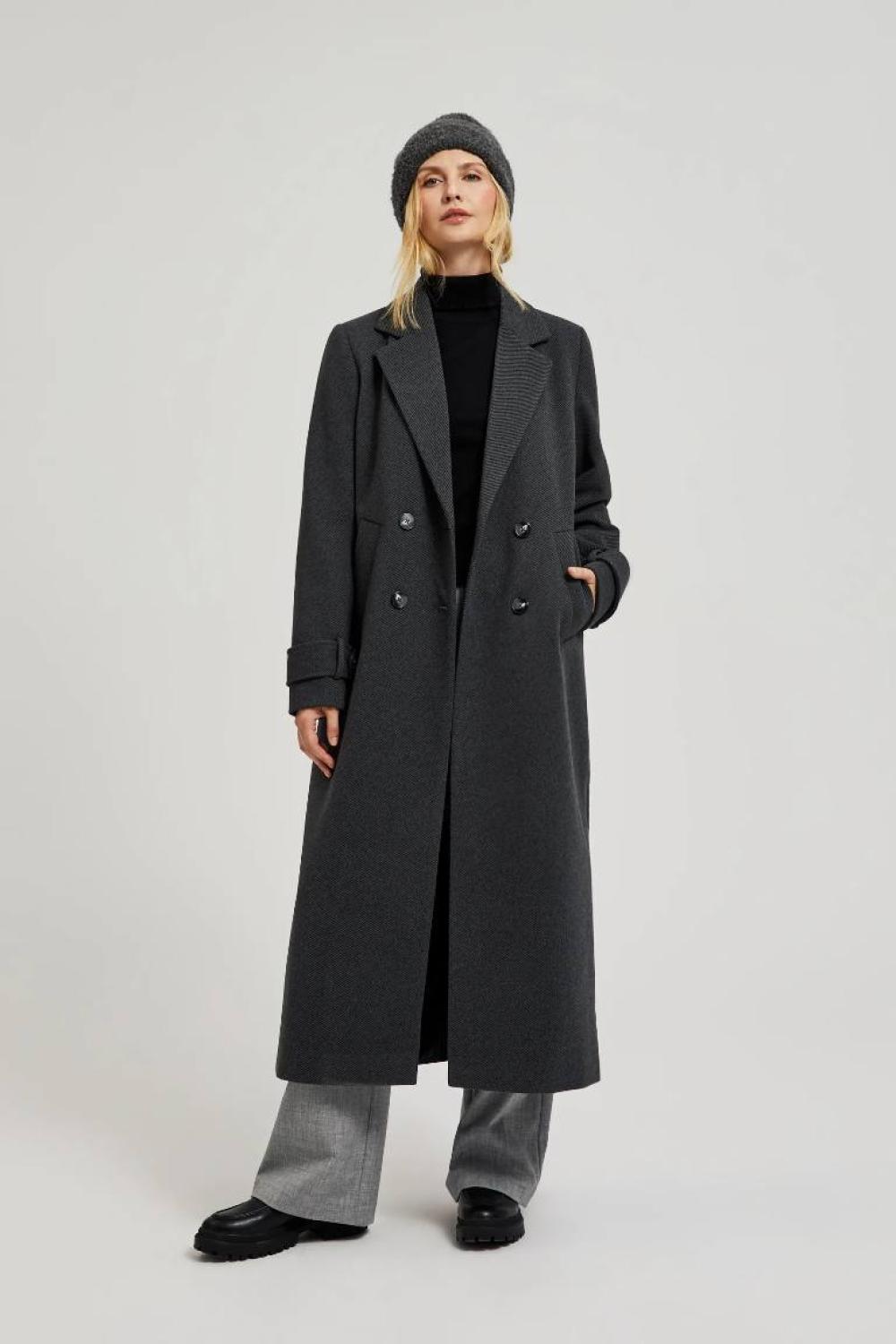 A grey coat