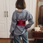 Red corset with black embroidery korset_red_black