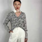 Блуза жіноча принтована французької торгової марки YUKA PARIS.