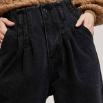 Mom jeans black