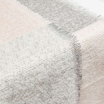 A pink checkered scarf