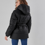 Winter Women's Black Jacket with Pockets 354-01 Hardy