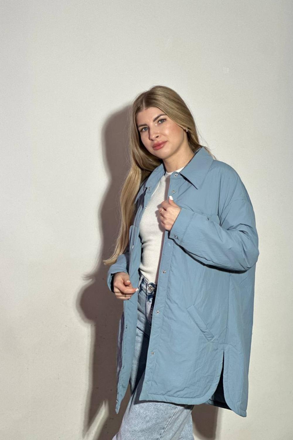 Jacket shirt blue
