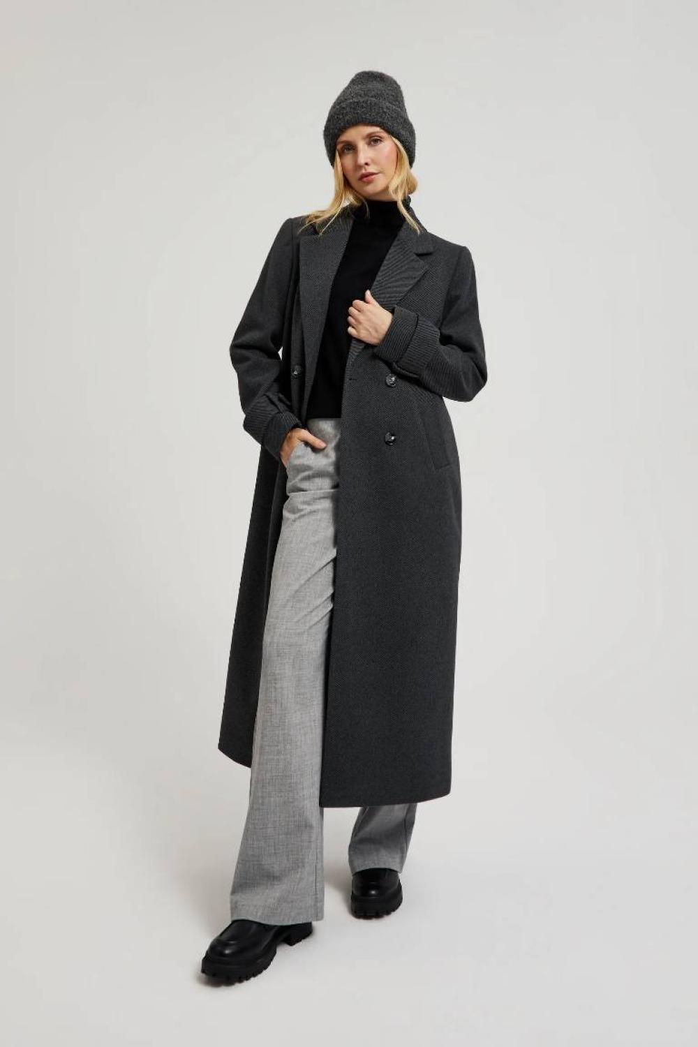 A grey coat