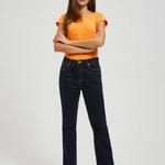 Flared jeans dark blue