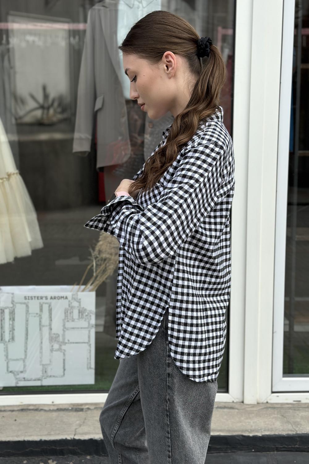Plaid shirt Z-KO-3608 MOODO