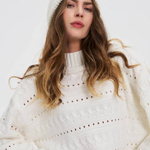 Women's white sweater