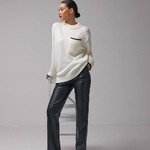 Women's warm ecru jumper