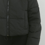 Чорна коротка куртка oversize