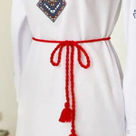 Cord belt red MEREZHKA