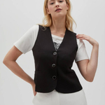 Classic black vest