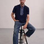 Embroidered men's T-shirt Cossack MEREZHKA