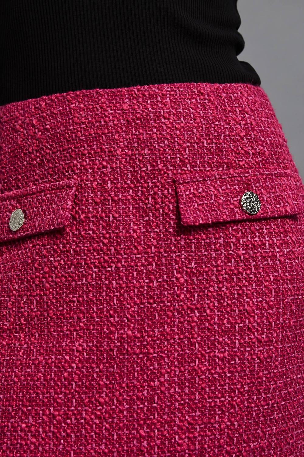 Fuchsia tweed skirt Z-SC-4220 MOODO