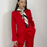 Women's red trouser suit HARDY
