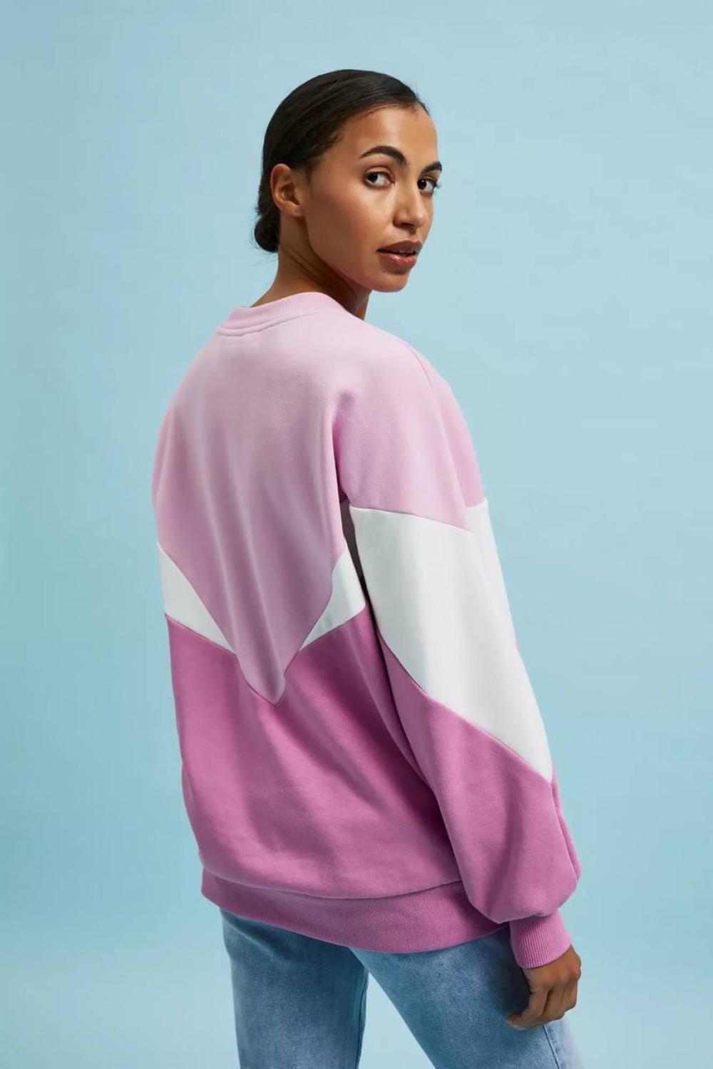 Pink biker sweatshirt