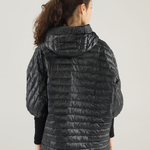 Women's spring black jacket with short sleeves 76-6913 UNISONO