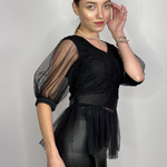 NocheMio peplum blouse