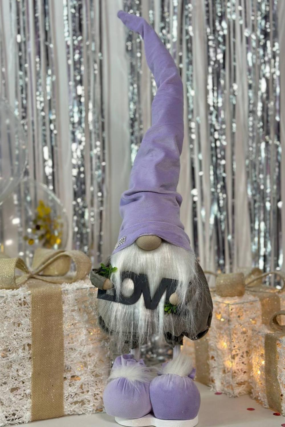 Gnome New Year purple