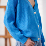Cardigan blue 22PE166 laura+max