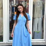 Сукня міді блакитна Stolyarchuk 837