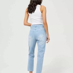 Jeans Mom Fit blue L-JE-3410 Moodo